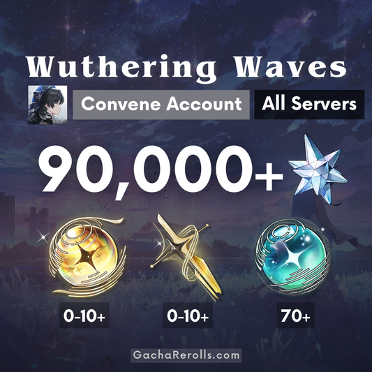 Wuthering Waves Astrites Reroll Account [All Servers]