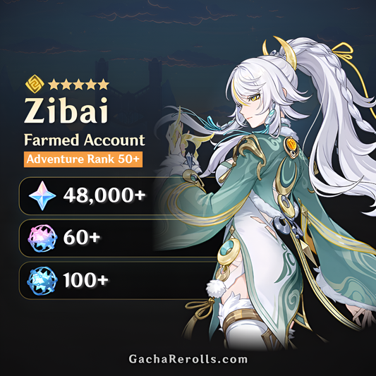 Zibai Genshin Impact Farmed Starter Account