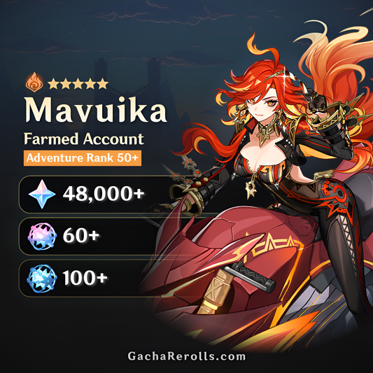 Mavuika Genshin Impact Farmed Starter Account
