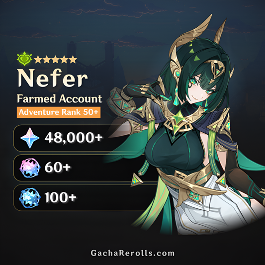 Nefer Genshin Impact Farmed Starter Account