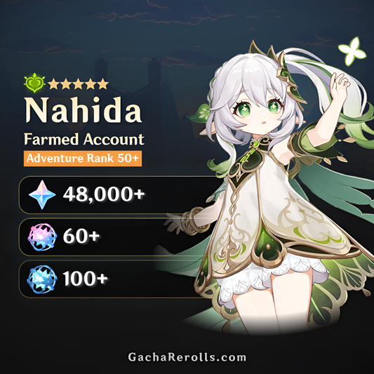Nahida Genshin Impact Farmed Starter Account
