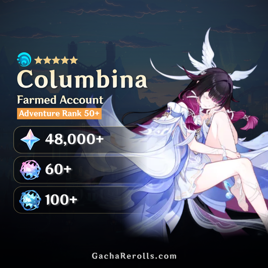 Columbina Genshin Impact Farmed Starter Account