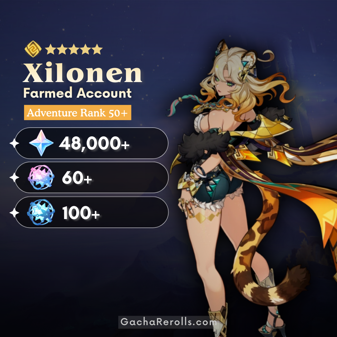 Xilonen Genshin Impact Farmed Starter Account