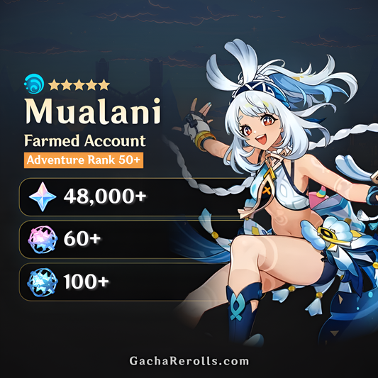 Mualani Genshin Impact Farmed Starter Account