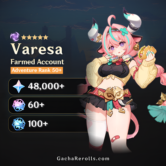 Varesa Genshin Impact Farmed Starter Account