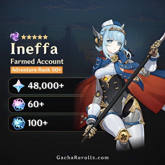 Ineffa Genshin Impact Farmed Starter Account