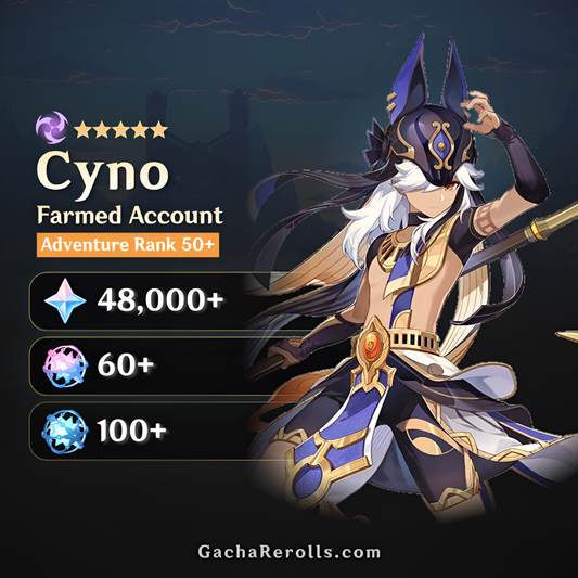 Cyno Genshin Impact Farmed Starter Account