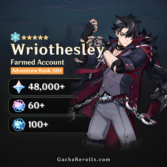Wriothesley Genshin Impact Farmed Starter Account
