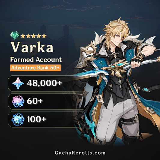 Varka Genshin Impact Farmed Starter Account
